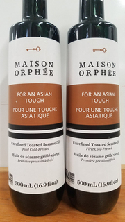 Sesame Oil - Toasted (Maison Orphée)